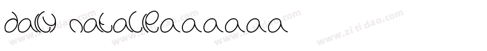 Daily Natalie字体转换